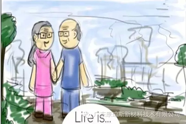 人生就是。。。 牽著老伴的手，享受屬于自己的夕陽(yáng)，執(zhí)子之手，與子偕老......